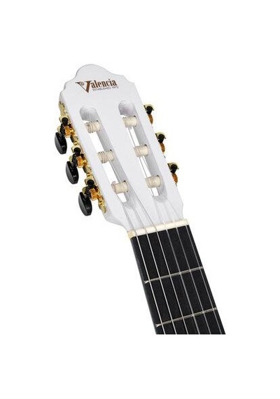 Valencıa Vc104twt Klasik Gitar 4/4 Beyaz Sap Çelikli
