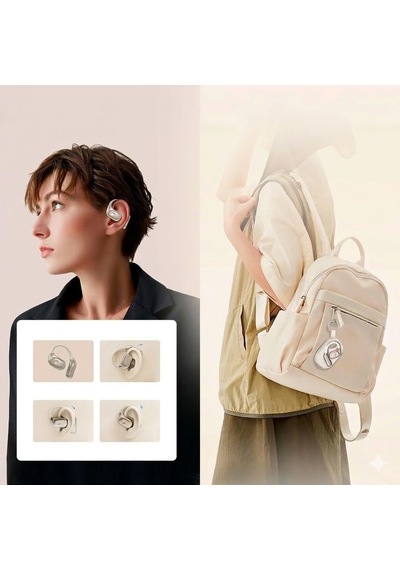 Earbuds Hava İletimli Bluetooth Kulaklık Mavi Renk Az-bt13m