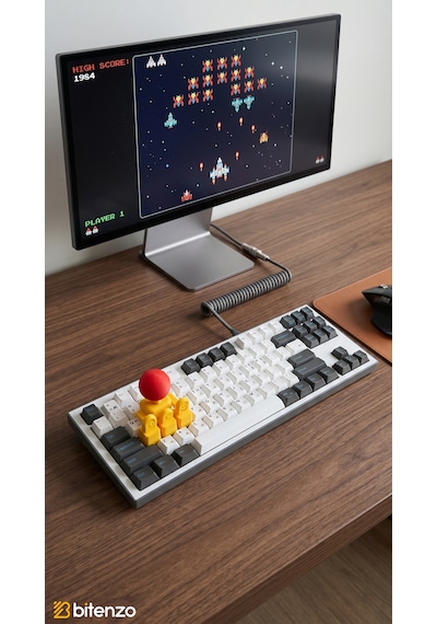 Mekanik Klavye Wasd Joystick Aparatı - Fps Ve Macera Oyunları İçin Arcade Kontrol Adaptörü
