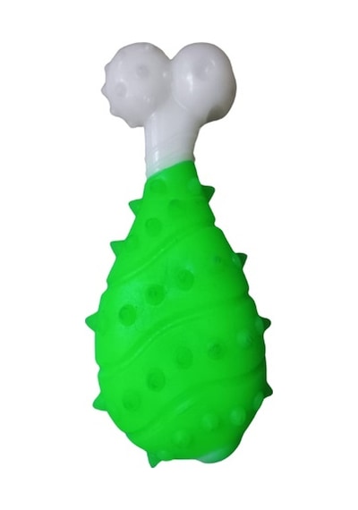 Dental Tavuk Budu Küçük Kemik 11 Cm Yeşil Yeşil