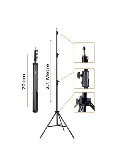 Taşınabilir Projeksiyon Cihazları Ve Selfie Kullanım İçin Üç Ayaklı Tripod 2.10 Metre