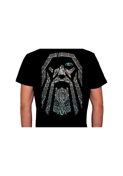 Odin Vikings Logo Vikingler Savaşçı Warrior Tişört Unisex T-shirt 001