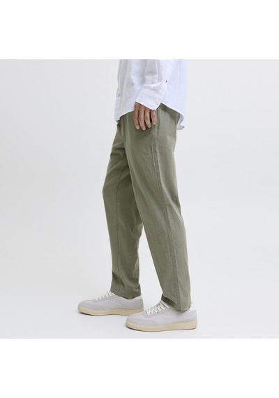 Jack & Jones Erkek Keten Karisimli Chino Pantolon - Ace - 12229699 Agave Green