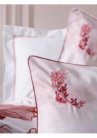 Cotton Box Çift Kişilik Elit Saten Nevresim Takımı Gules Kırmızı Diğer