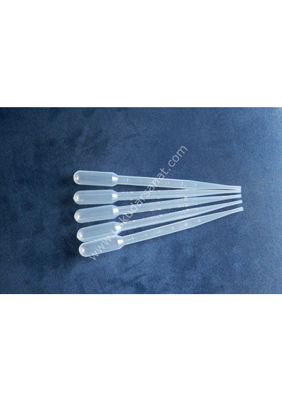 Plastik Pipet Damlalık 3Ml 5Li Set