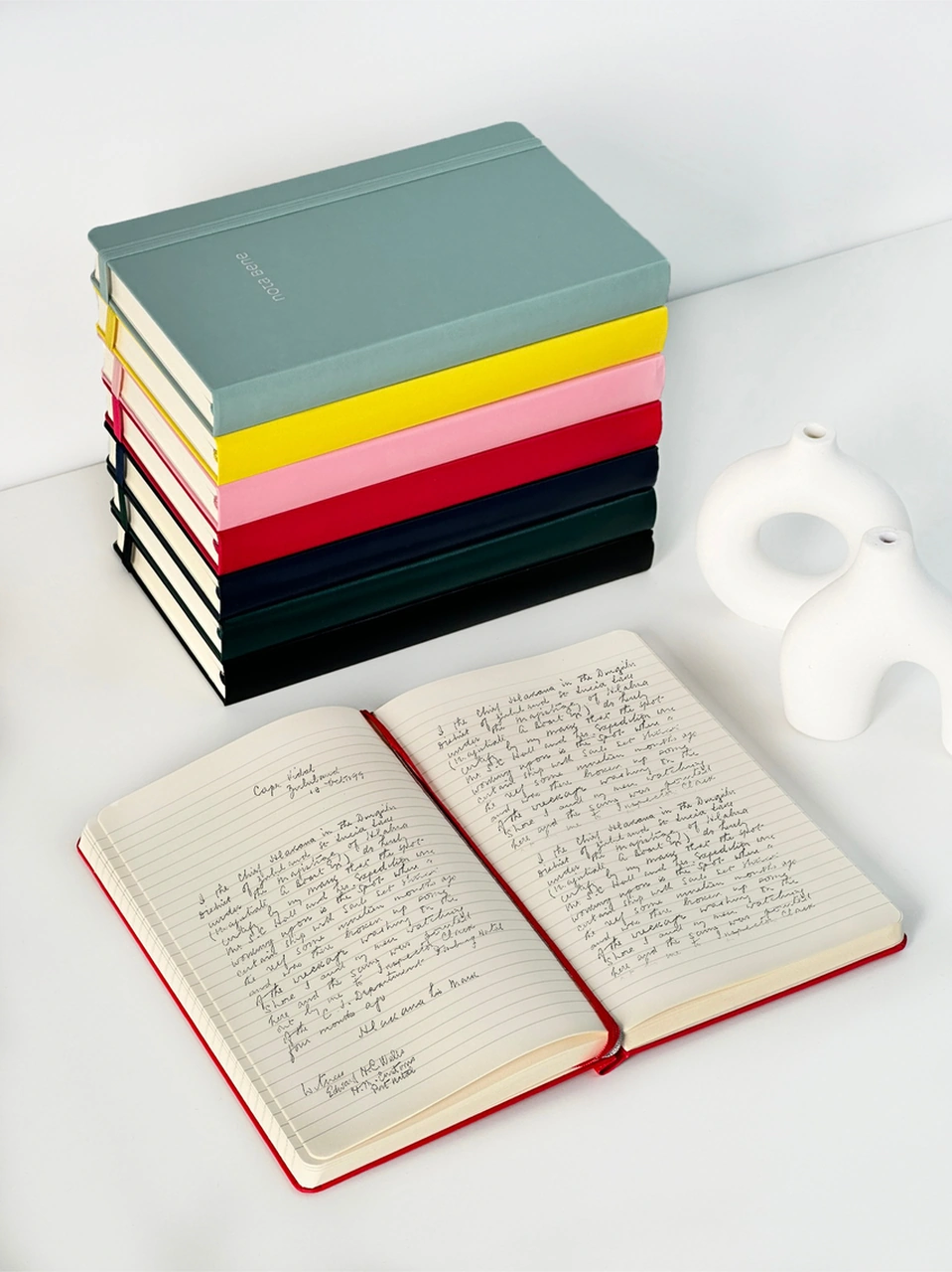 Nota Bene Classic Sert Kapak Defter, 13x21 Cm, Çizgili Pembe
