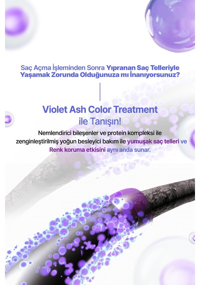 Sarı-küllü Saçlara Özel Renk Koruyucu Bakım Kremi Kundal Ash Colortreatment 150ml Jasmine Wood 15010109