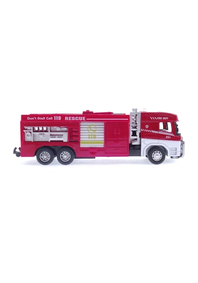 Die Cast Model Çek Bırak Merdivenli İtfaiye Kamyonu