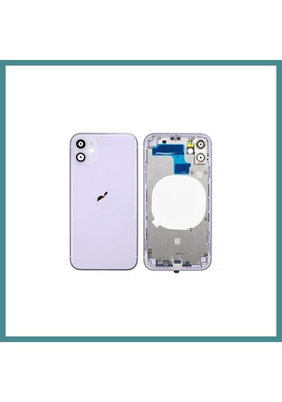 Trendexa iPhone 11 Uyumlu  Boş Kasa Mor Mac