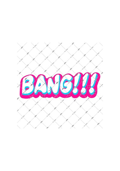 Bay Etiket Cex1 Bang Cizgi Roman Efekti Sticker