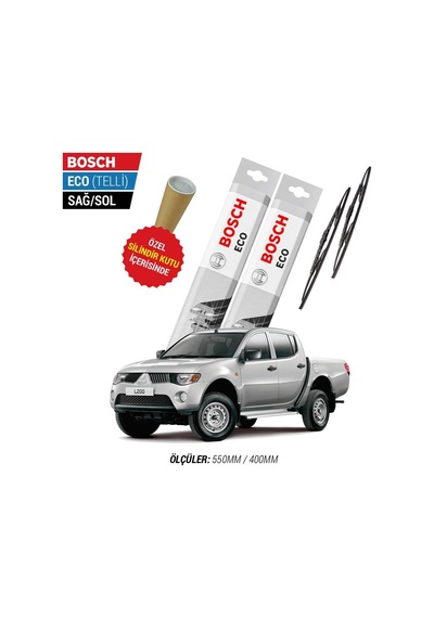 Bosch Eco Mitsubishi L200 Silecek Takımı (2006-2014)