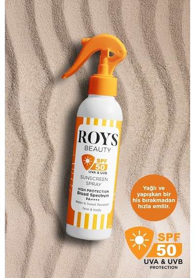 Roys Beauty Güneş Sprey 50 Spf 200 Ml