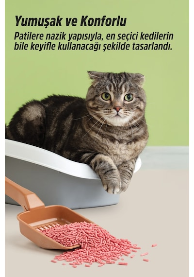 Reflex Plus Bebek Pudrası Kokulu Tofu Kedi Kumu 7l X 2 Adet
