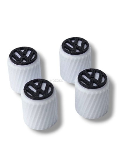 Volkswagen Uyumlu Beyaz Siyah Plastik Sibop Kapağı, Isıya Dayanıklı Kaliteli Lastik Sibop Valf Kapağı