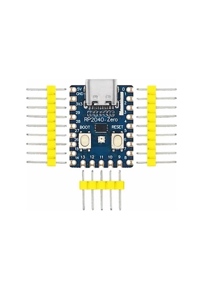 Raspberry Pi Zero Rp2040 Lehimsiz Dual Core 133mhz 2mb Modül Type C Mini Bilgisayar Geliştirme Kar