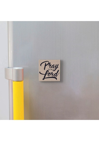 Rabbine Dua Et Baskılı Taş Magnet 5x5