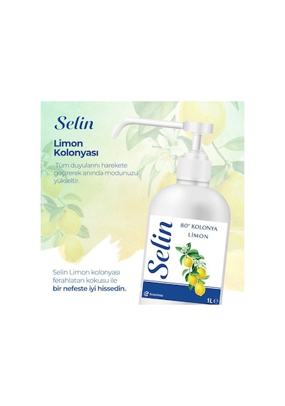 Selin Limon Kolonyası 1 Lt Sprey