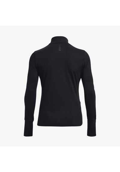 Under Armour Launch Pro Half Zip Kadın Siyah Koşu Sweatshirt 1379349 Siyah