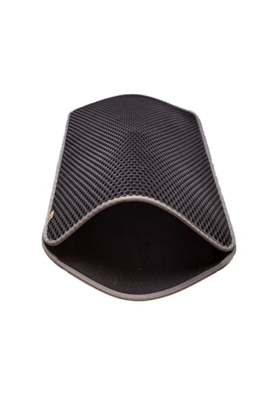 Cattie Kum Toplayıcı Fonksiyonel Kedi Paspası Altıgen 50-75 Cm Gri