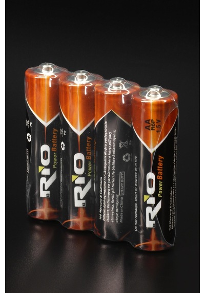 Rio 4lü Aa R6p Kalın Kalem Pil Saat Pili Çinko Karbon Pil Zn-c 1.5v