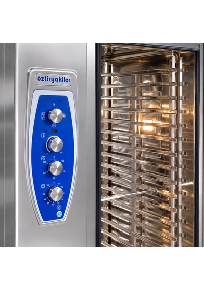 Öztiryakiler Elektrikli Konveksiyonlu Fırın Gn 2/1 - 20 Tepsi Kit Arabalı 380v