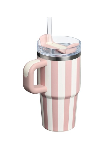 The Quencher H2.0 Flowstate Tumbler Pipetli Termos Peach Whip Cabana Gloss 0.6 Litre Çok Renkli