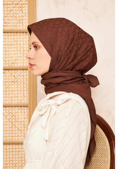 Pierre Cardin Cotton Eşarp - 1030400-931 Kahve - Kahve