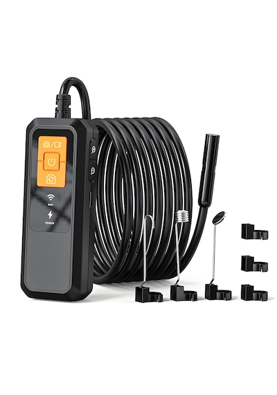 İdragon W600-2 Endoskop Kamera 850mah Şarjlı, Yan Ayna Ve Mıknatıslı Boru Ve Araç Iç Görüntüleme Cihazı