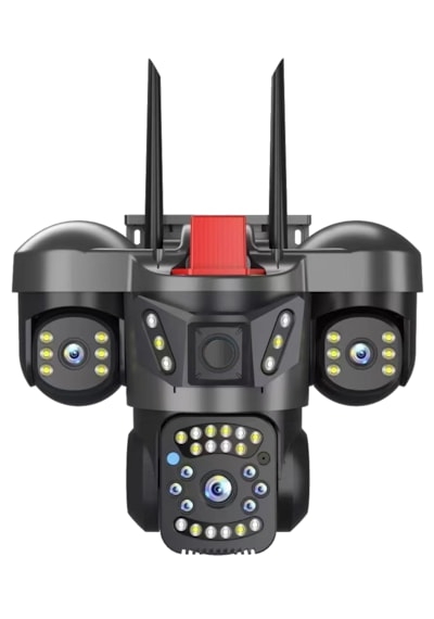 O-kam 5011 128gb 9mp 3 Lensli Akıllı Güvenlik Kamerası Wifi Gece Görüş Sesli Kişi Takibi