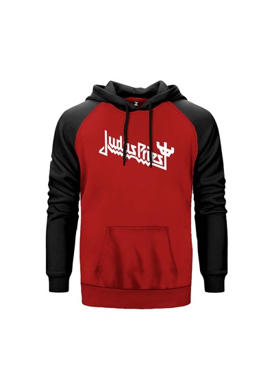 Judas Priest Gri Renk Reglan Kol Sweatshirt