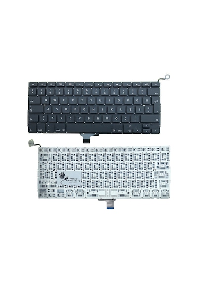 Apple Uyumlu MacBook Pro A1278 MC375LL/A Z0J8Q Klavye (Büyük Enter - TR)