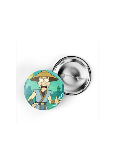 Raiden - 44 Mm İğneli Çanta Rozeti - 5 Adet Diğer