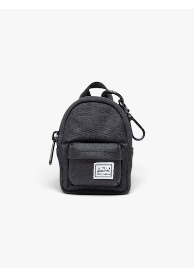 Herschel Classic Mini Sırt Çantası, Anahtarlık Charm Uniseks Siyah Çanta - 80013