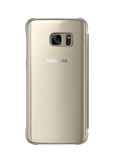 Samsung Uyumlu S7 Cep Telefonu Kılıfı, Şeffaf Altın Sku: Smgstk0f33f952b8