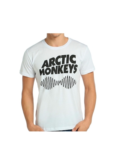 Bant Giyim - Arctic Monkeys Beyaz Erkek T-Shirt Tişört