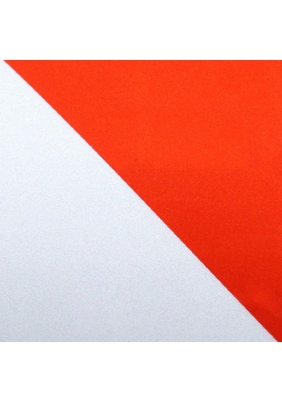 Badem10 1 Metre Reflektörlü Reflektif Fosforlu Şerit Bant 10 Cm İkaz Bandı Kırmızı Beyaz