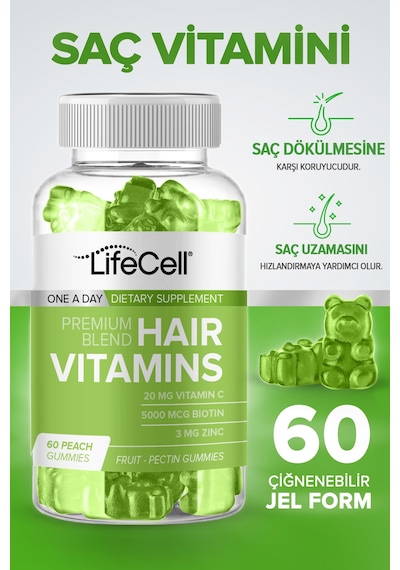 Lifecell Hair Vitamins 60 Tablet