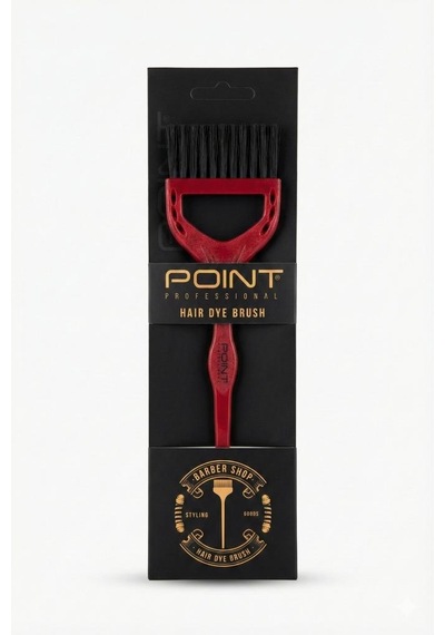 Point Ergonomik Tasarım Boya Fırçası Düz Ağız Kırmızı Sbf-032