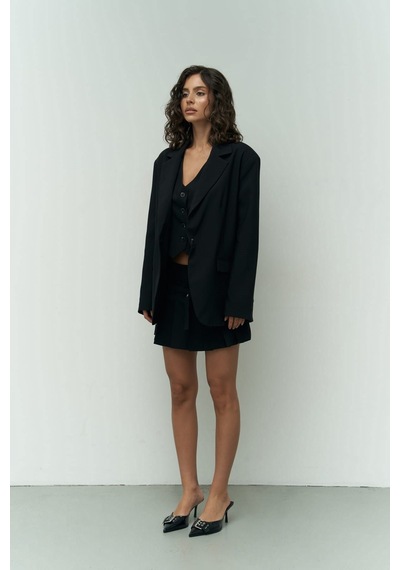 Mai Studios Co. Pietro Yelekli Siyah Blazer Siyah