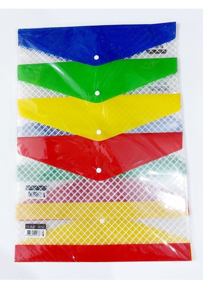 4 Adet Kalın Plastik Çıtçıtlı Dosya Zarf Dosya Diğer