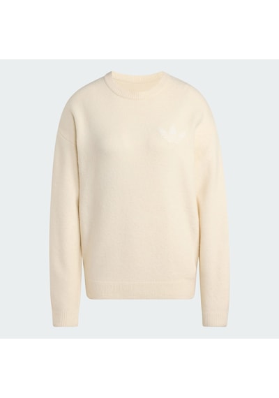Adidas Kf2339 Knıtted Sweater Kadın Sweatshirt Bej