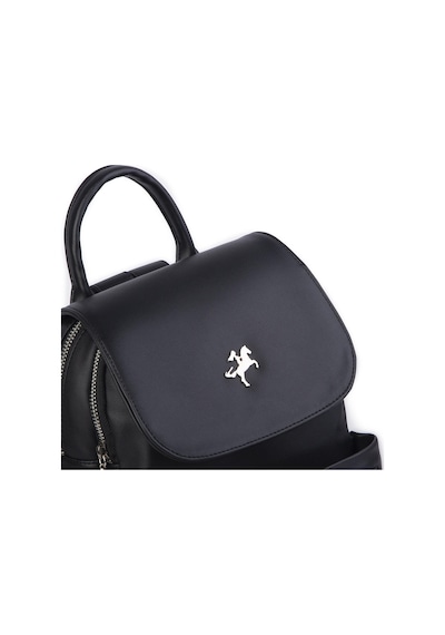 Nas Bag Kadın Sırt Çantası Çift Gözlü Spor Çanta 23x26x14 Cm Siyah Dona Çok Renkli
