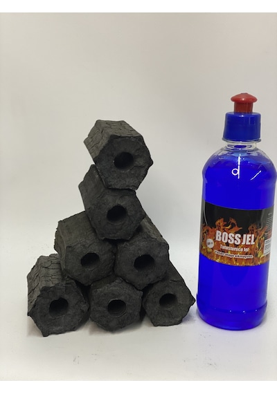 Delikli Briket Mangal Kömürü 10Kg Jel