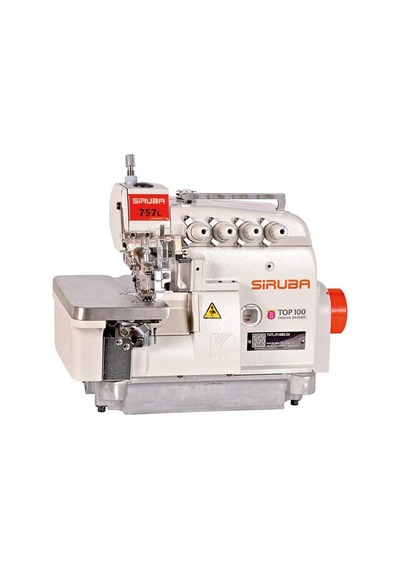 Siruba 757l-516m3-55/dklu1-1/eca 5 İplik Akıllı Overlok Makinası Kalın İş