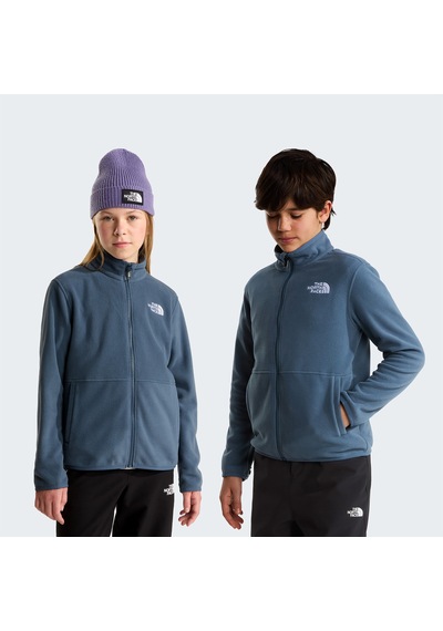 The North Face Teen Glacıer Fz Zıp In Jacket Unisex Genç Çocuk Ceket Nf0a8f8a0u31 Gri
