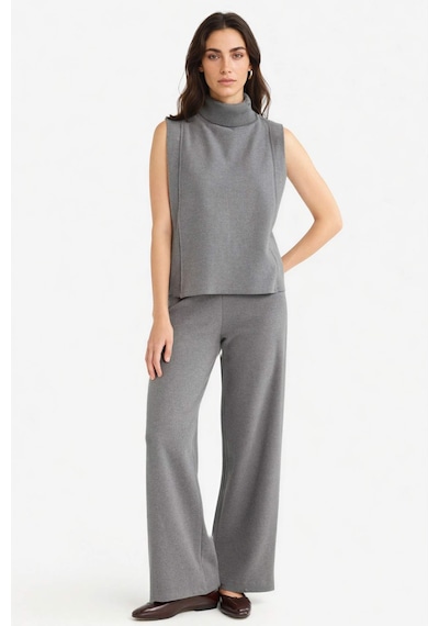 Defacto Straight Fit Geniş Paça Pantolon G1585ax25wnar53 Antrasit