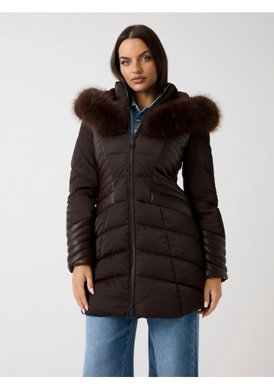 Guess New Oxana Kadın Kahverengi Mont W4bl61wglz0-g1eb Kahverengi