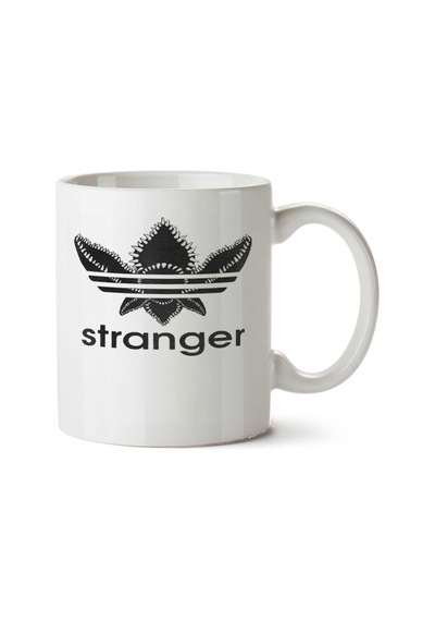 Adidas Stranger Things İki Tarafı Baskılı Kupa Bardak Çok Renkli