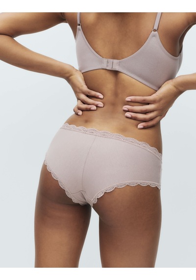 Marks & Spencer 3'lü Pamuklu Külot T61004000I Bej