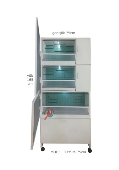 İstanbul Kafes Model 3Dys Pvc Kuş Dolabı